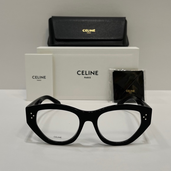 CELINE Bold 3 Dots CL50111i Cateye Eyeglasses, 100% AUTHENTIC - Picture 1 of 6